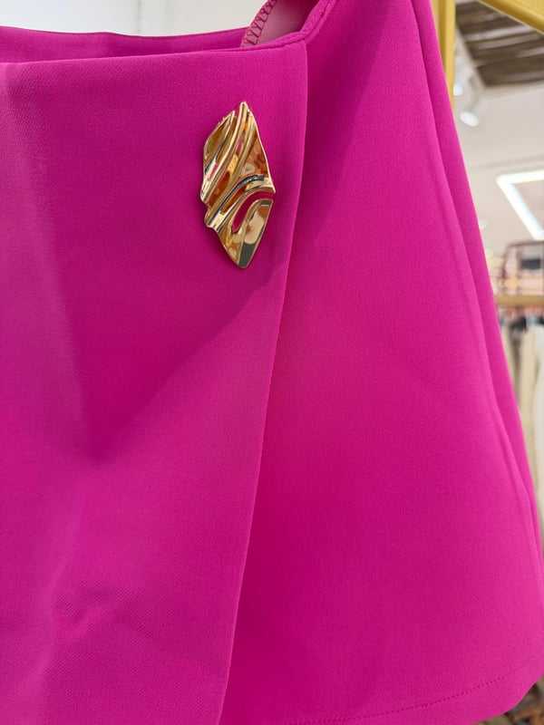 Gold Tokalı Şort Etek