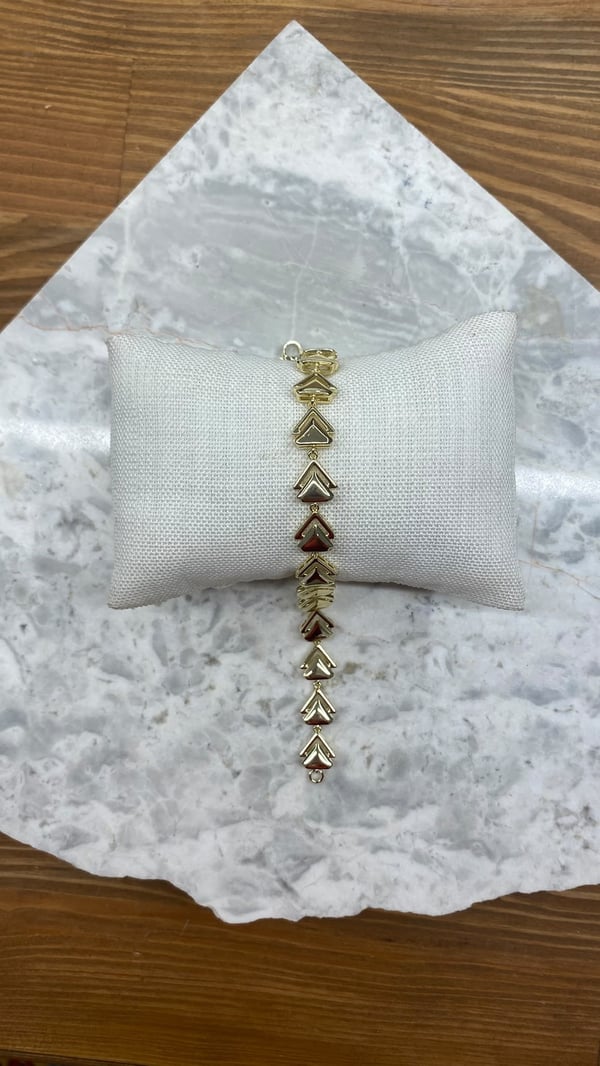 Gold Üçgen Bileklik