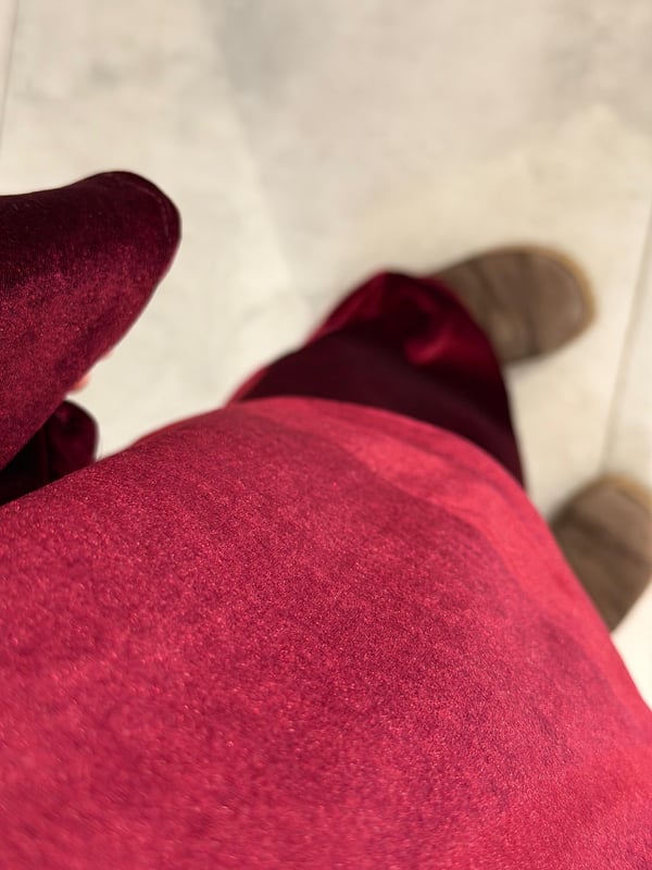 Kadife Bordo  Standart Takım
