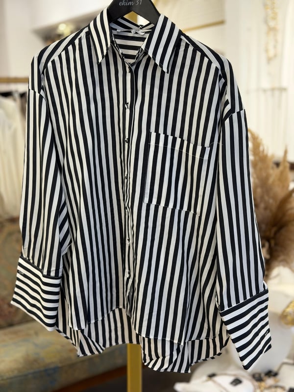 Kalın Çizgili Gömlek