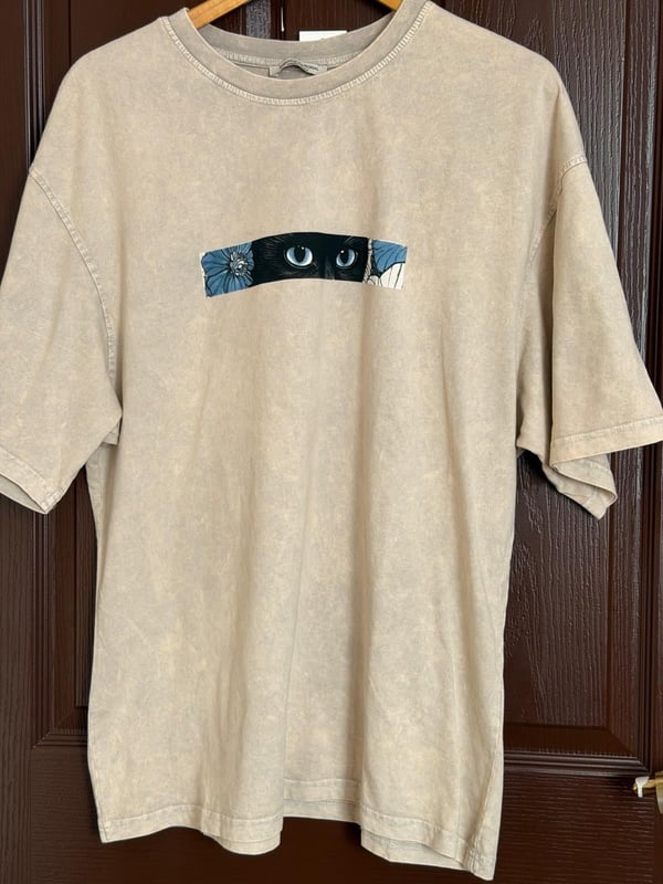 Kedi Gözü Oversize Tshirt