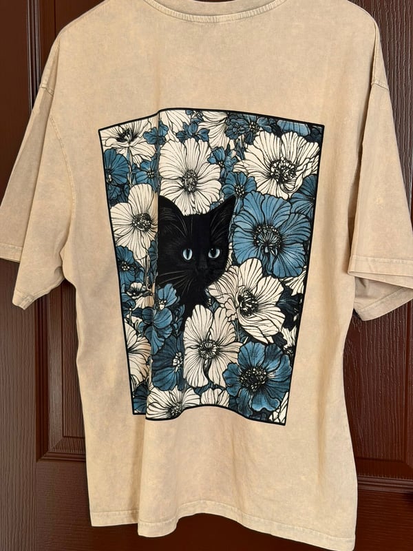 Kedi Gözü Oversize Tshirt