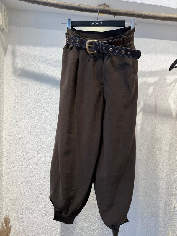 Kemerli Pantolon