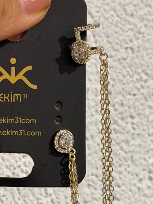 Kıkırdak Küpeli  Sallantılı küpe 
