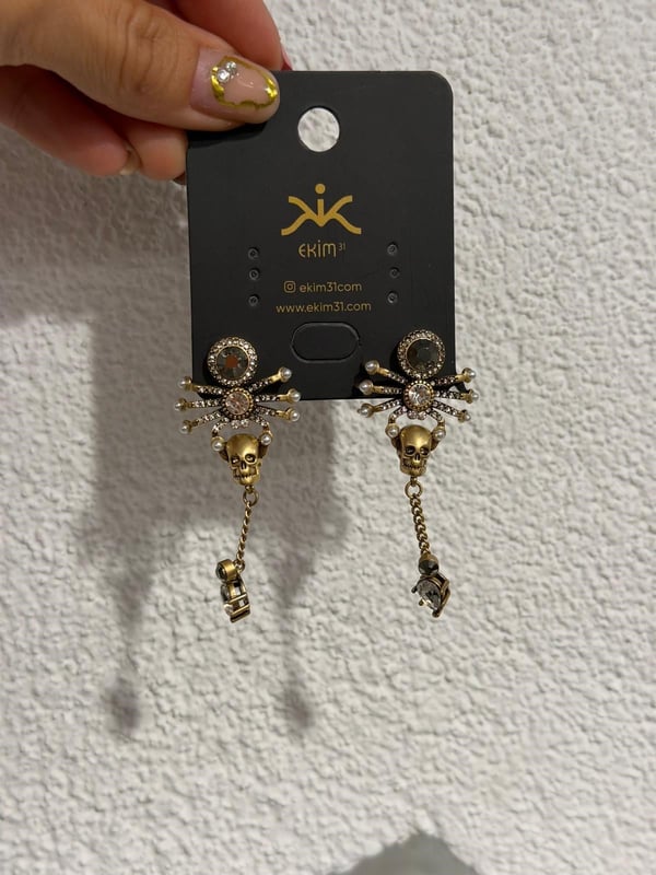 Kuru Kafa İncili Küpe