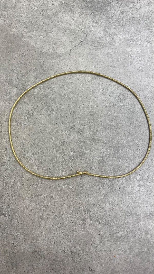 Mıknatıslı Simli Gold Bileklik-Kolye