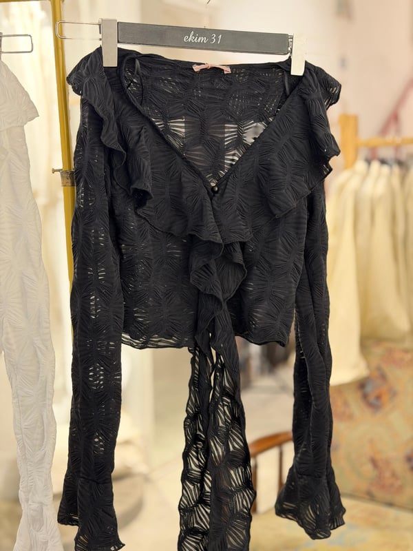 Önü Bağlamalı Bluz