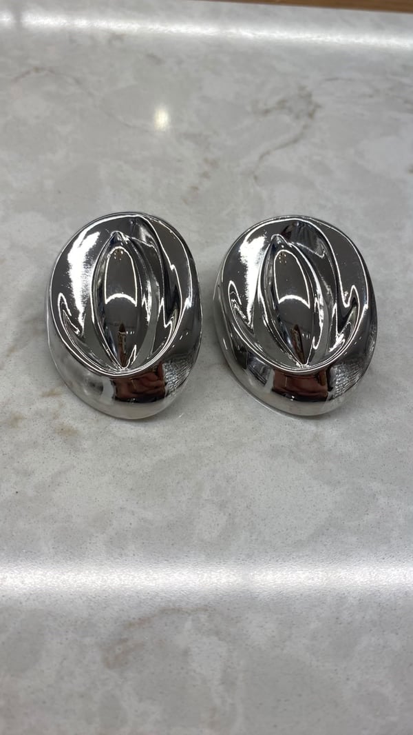 Oval Model Silver Küpe