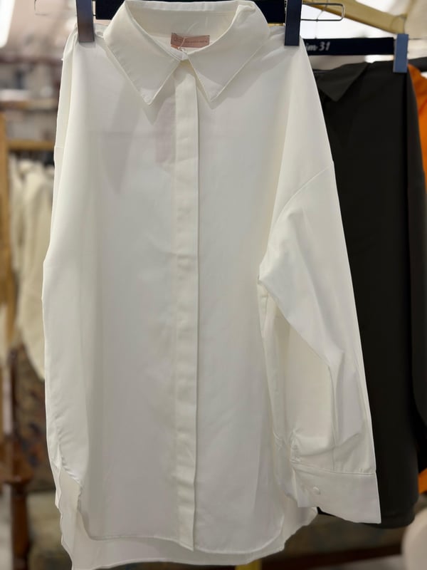 Pamuk Karışımlı Basic Gömlek