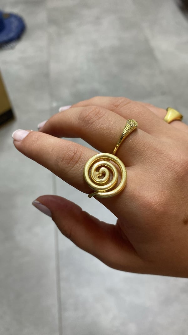Spral Gold Bohem Yüzük