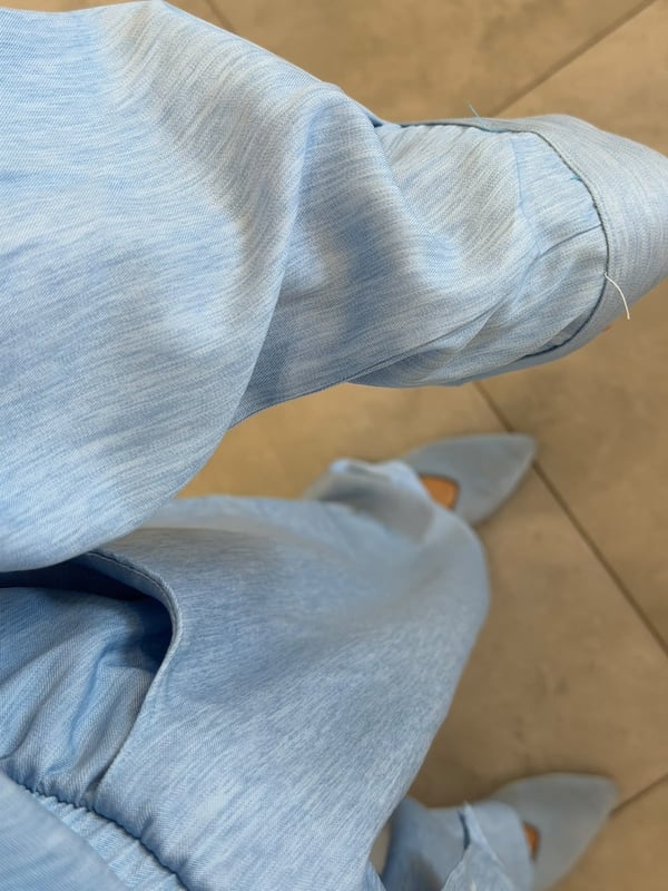 Tencel Jean Standart Beden Lastikli Takım