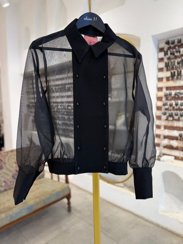 Tül Transparan Ceket