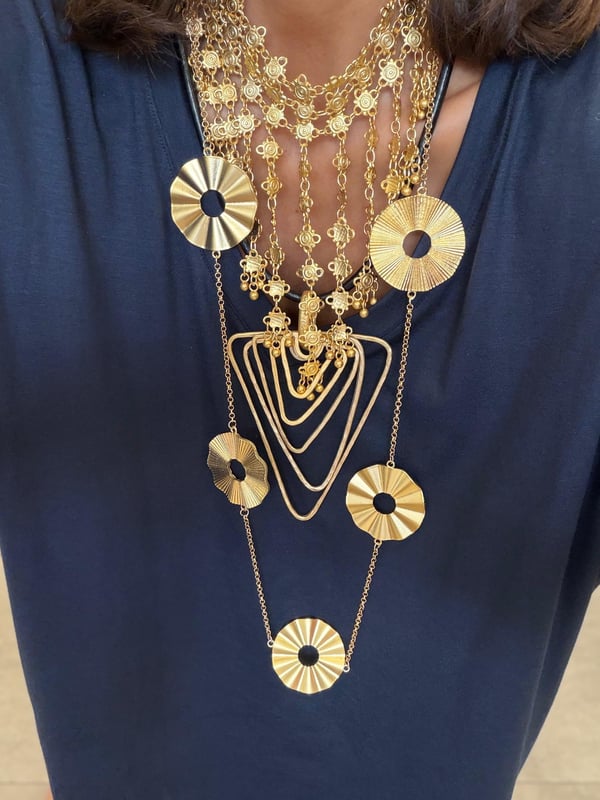 Yaka kolye gold 