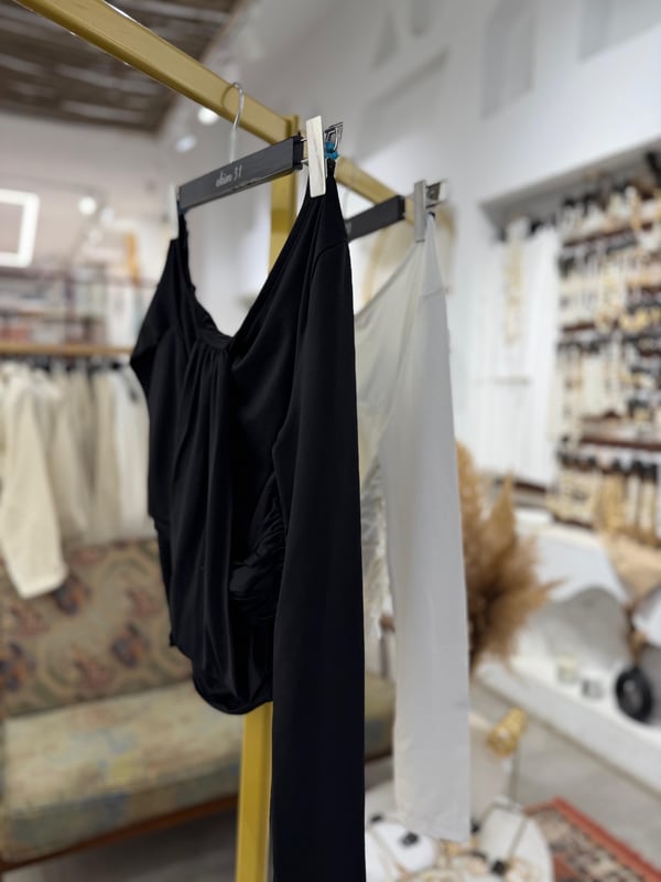 Yanı Büzgülü Basic Bluz