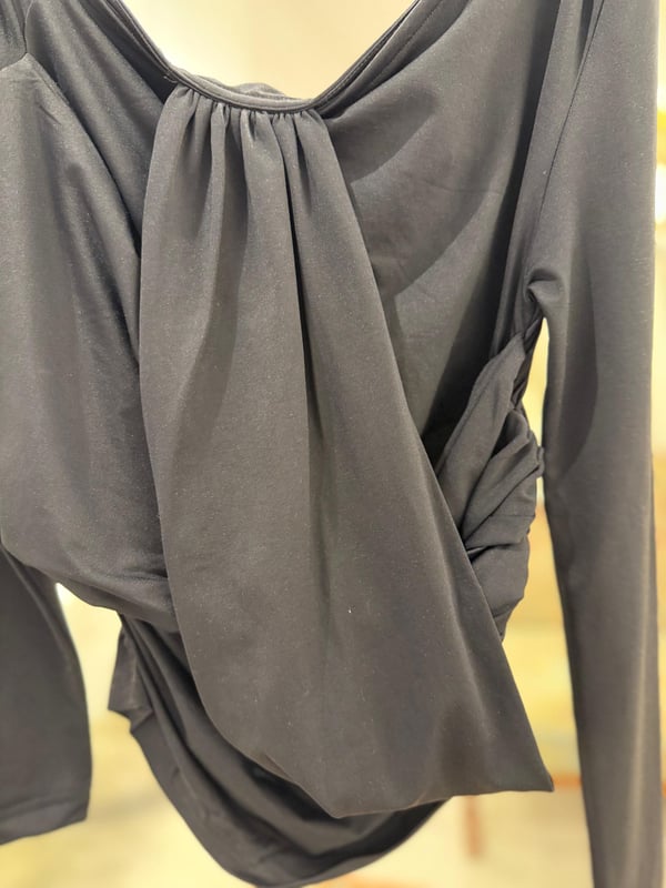 Yanı Büzgülü Basic Bluz