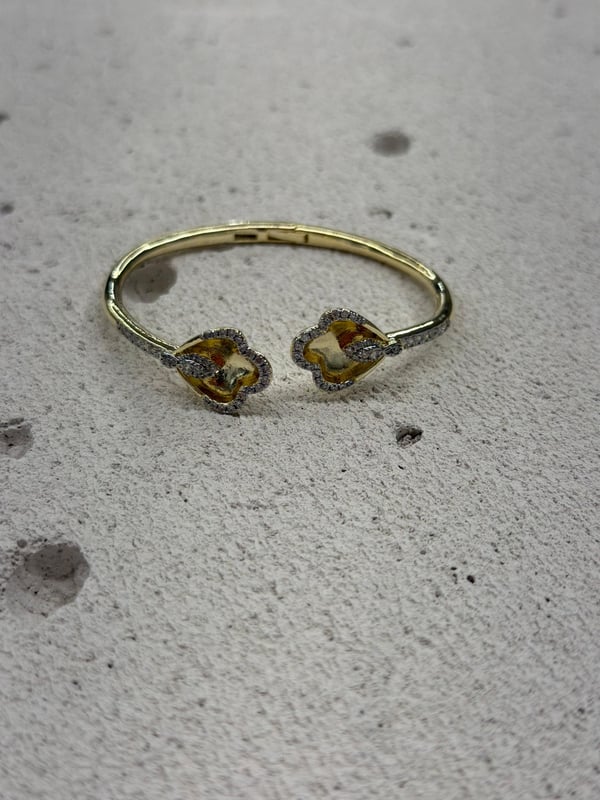 Yaprak Model Gold Bİleklik