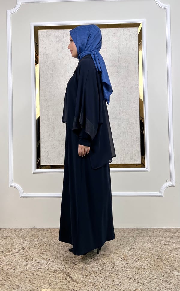 Bluz ve İç Elbiseli Takım A654