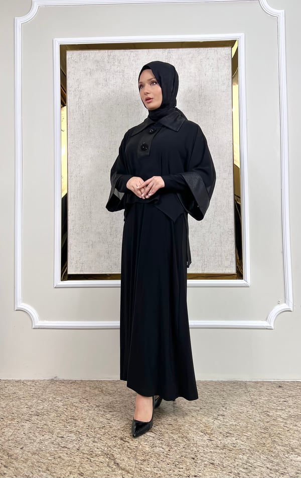 Bluz ve İç Elbiseli Takım A654
