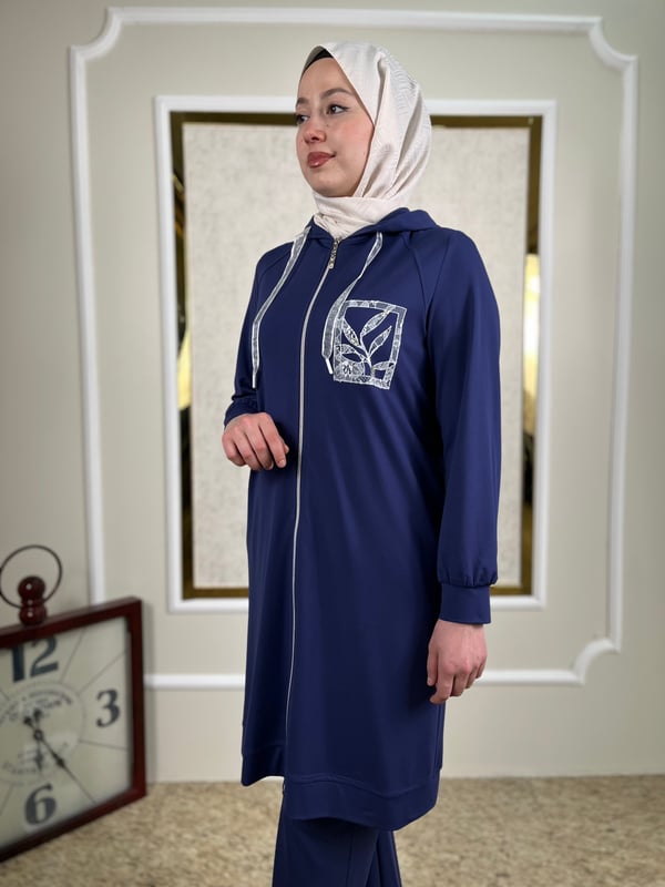 Dantelli Fermarlı Kap 3102