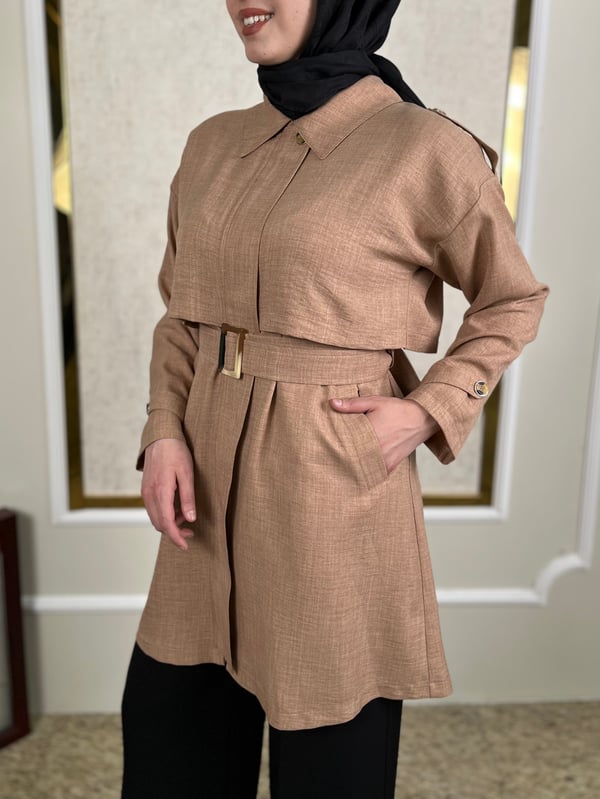 Fermuarlı Kemerli Giyçık 4064