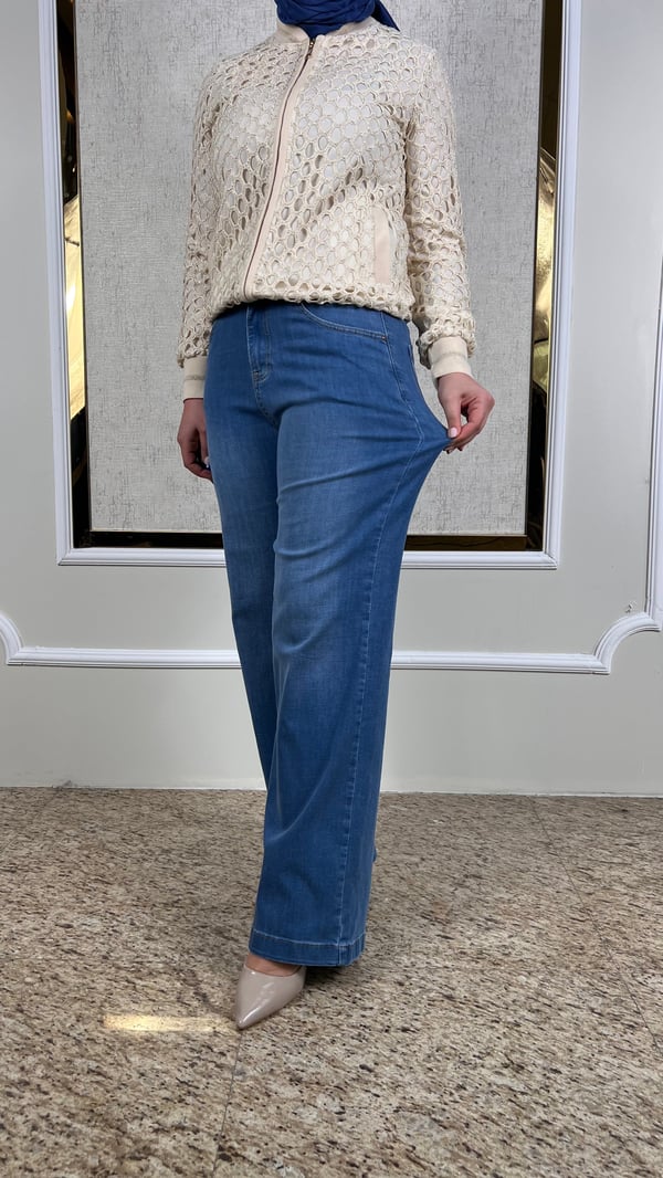 Full Likralı Jean Pantolon L8000-a