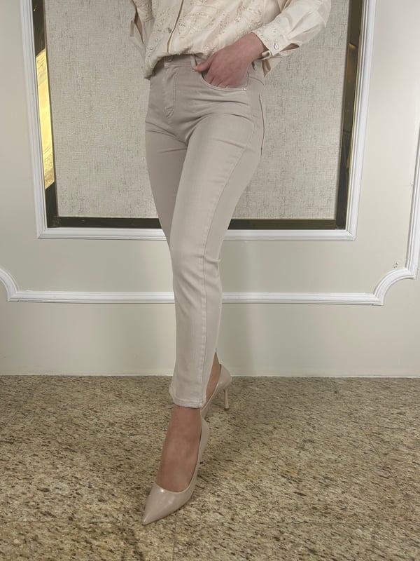 Full Likralı Mom Jean Pantolon P322