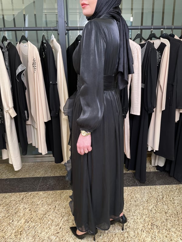 İpek Organze Elbise 3010 