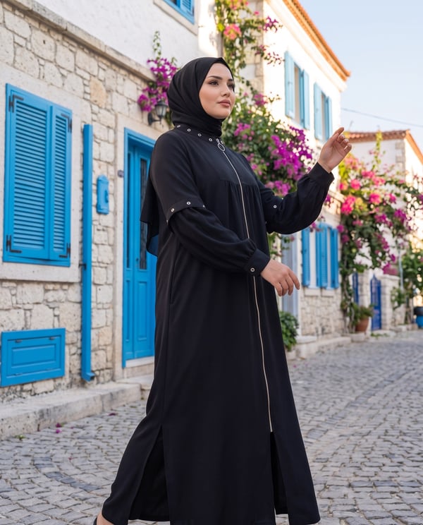 Kuş Gözü Detaylı Fermuarlı Kap 2051
