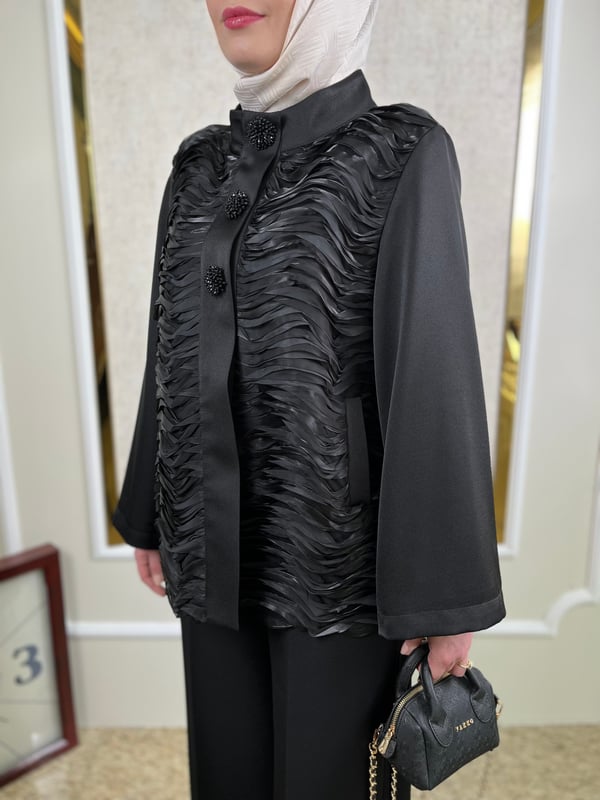 Organze Dantel Ceket 3296