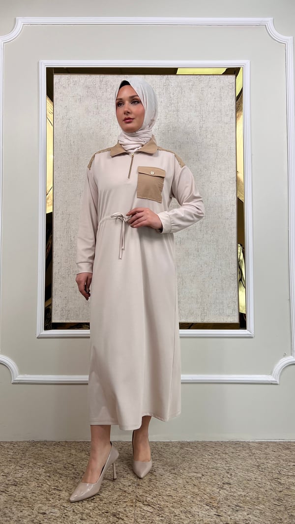 Süslemeli Elbise 3104