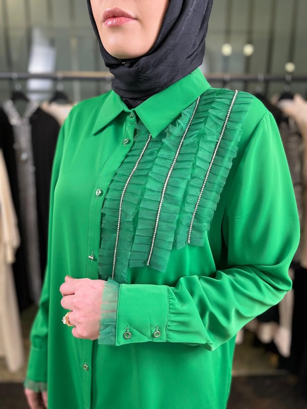 Süslemeli Gömlek 2055