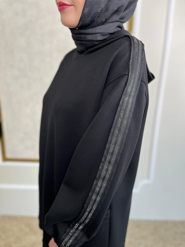 Taş Detaylı Tunik Pantolon Takım 2388