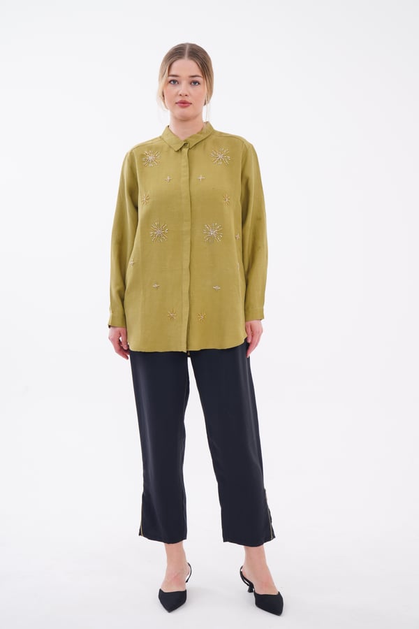 İşlemeli Gömlek