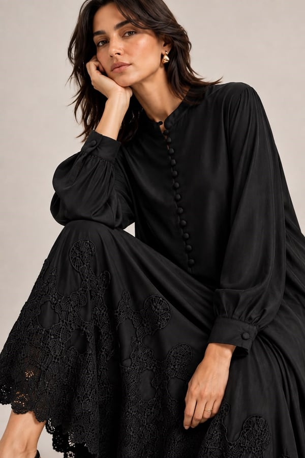 Lace Flow Elbise