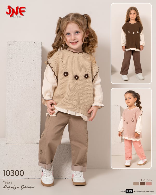 10300-Papatya Süveter