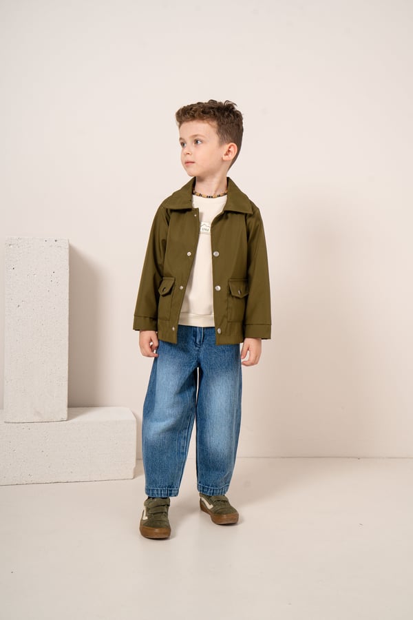 Erkek Bebek & Çocuk Sweat Yağmurluk Pantolon 3'lü Takım