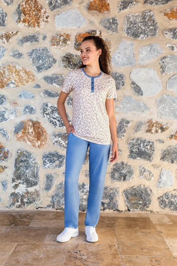 4004P BATTAL  PİJAMA TAKIMI