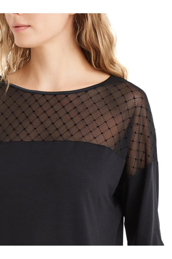 Kadın Pijama Takımı 51604 - Siyah