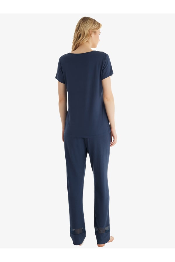 Kadın Pijama Takımı 51836 - Lacivert