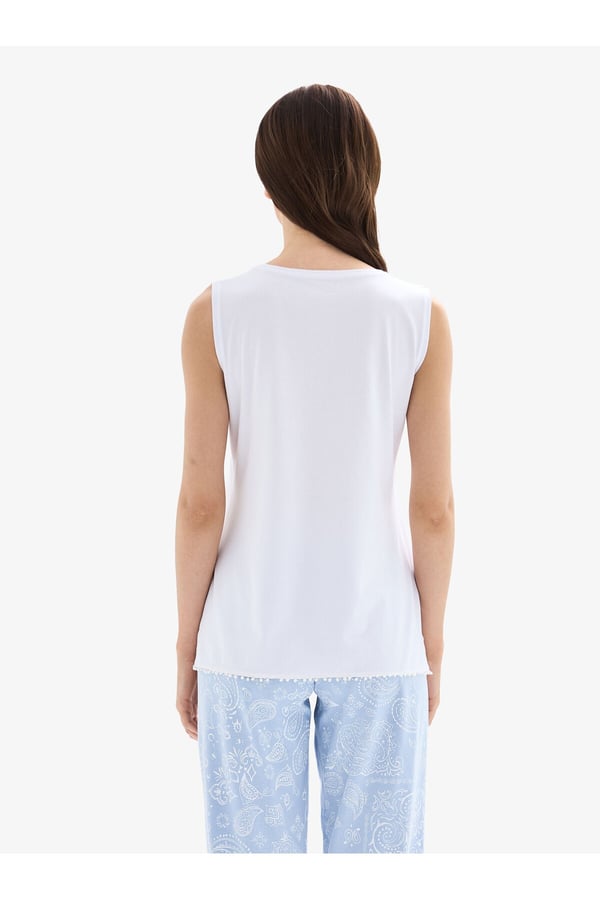 Kadın Pijama Takımı 52029 - Beyaz