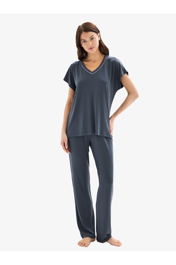 Kadın Pijama Takımı 52085 - Antrasit