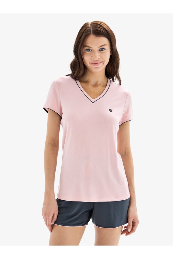 Kadın Pijama Takımı 52088 - Pembe