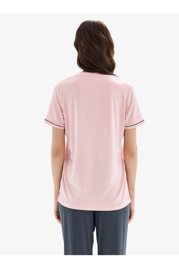 Kadın Pijama Takımı 52090 - Pembe
