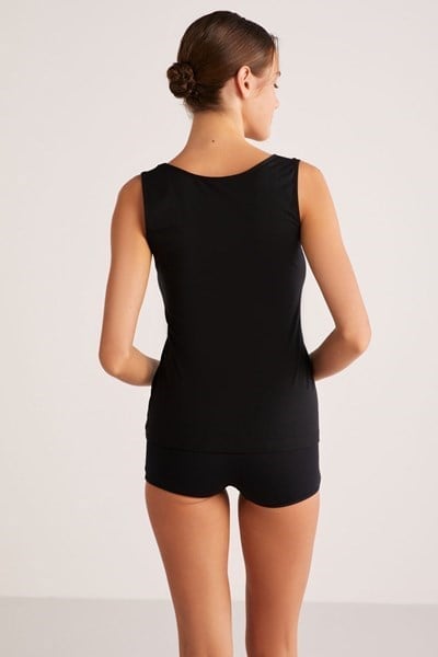 Kom Basic Singlet Pamuklu Kalın Askılı Atlet