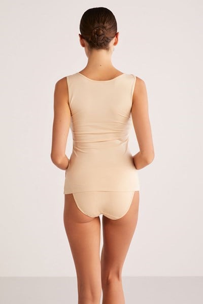 Kom Basic Singlet Pamuklu Kalın Askılı Atlet