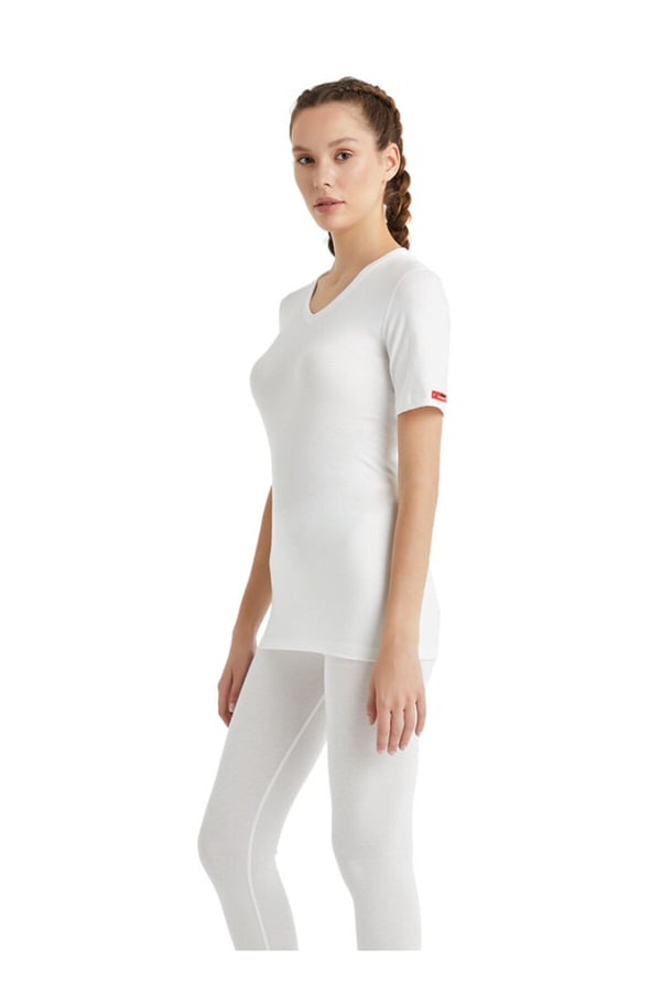 Unisex Termal Tişört 2. Seviye 1263 - Beyaz