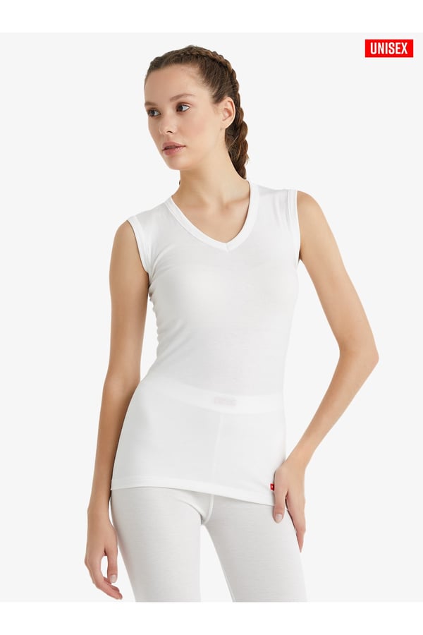 Unisex Termal Tişört 2. Seviye 9243 - Beyaz