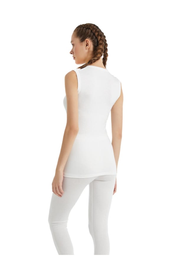 Unisex Termal Tişört 2. Seviye 9243 - Beyaz