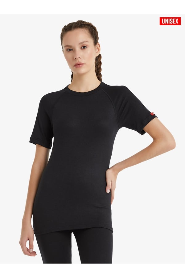 Unisex Termal Tişört 2. Seviye 9258 - Siyah