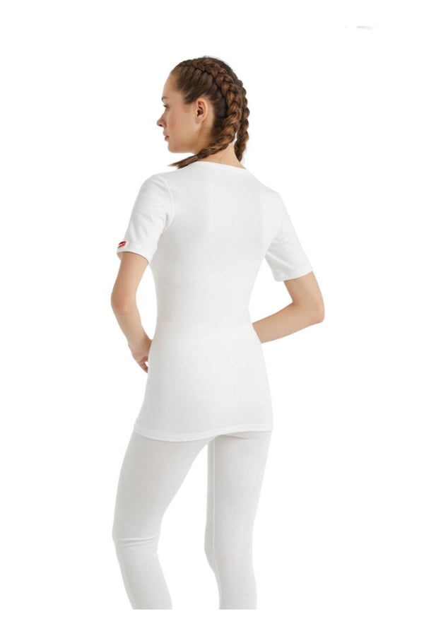 Unisex Termal Tişört 2. Seviye 1263 - Beyaz